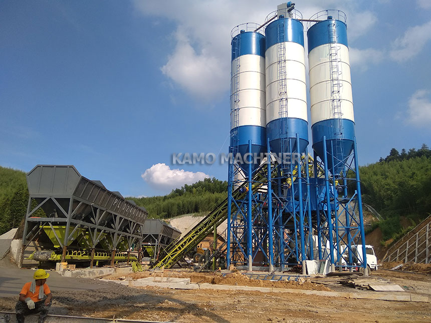 concrete mixing plant