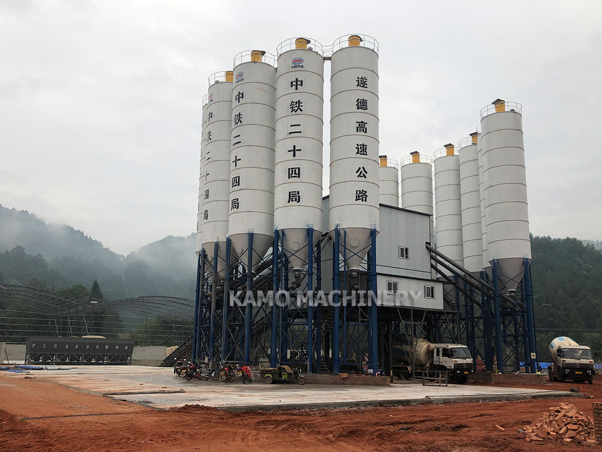 concrete mixing plant