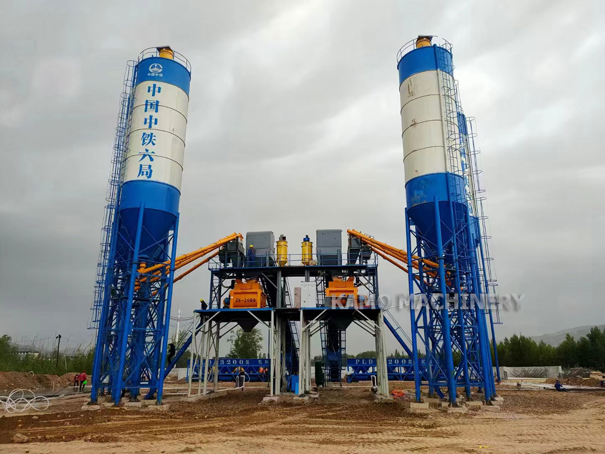 concrete mixing plant