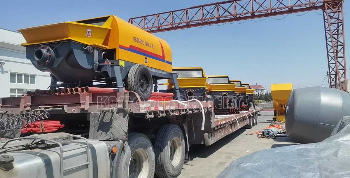 concrete mixer pump