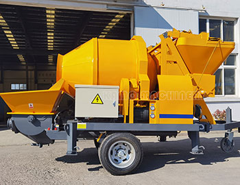 Concrete mixing pump helps to complete the construction project efficiently