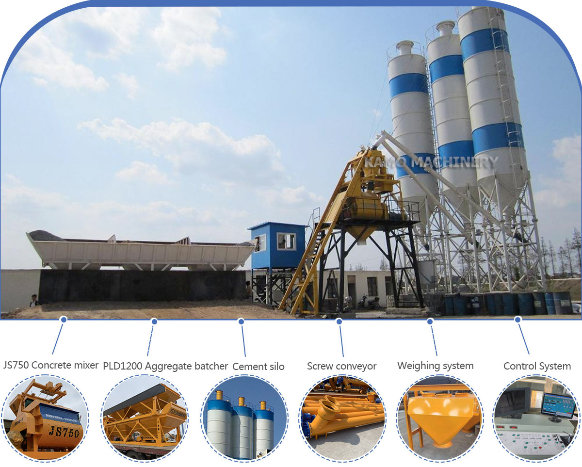 HZS35 CONCRETE BATCHING PLANT