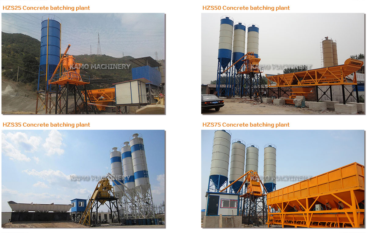 Skip Hopper Concrete Batching Plant