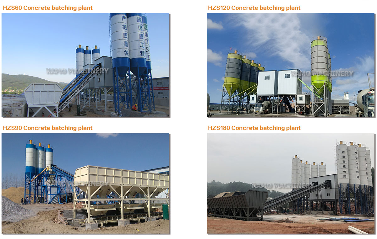 Belt Conveying Concrete Batching Plant