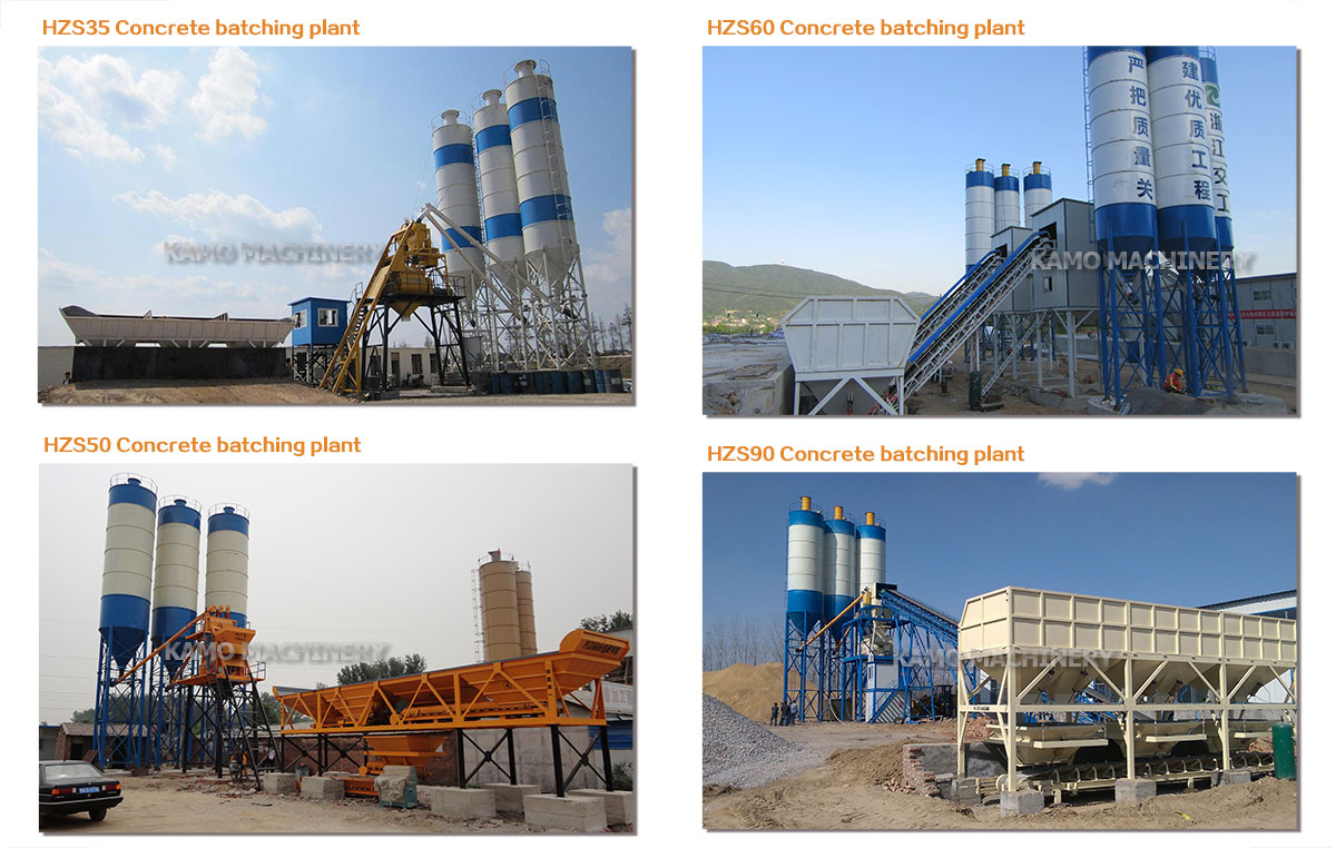 economical and practical concrete mixing plant