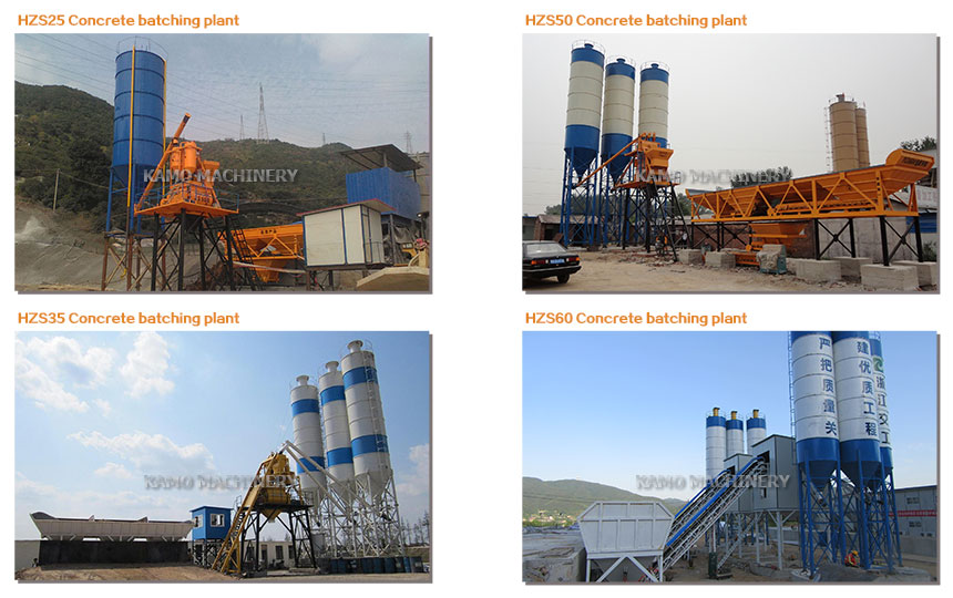 small concrete batching plant