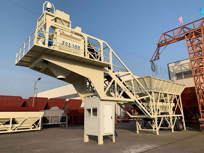 YHZS75 mobile batching plant