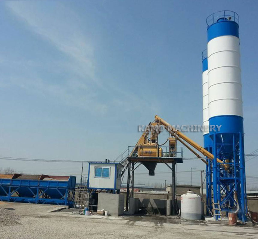 HZS25 concrete batching plant