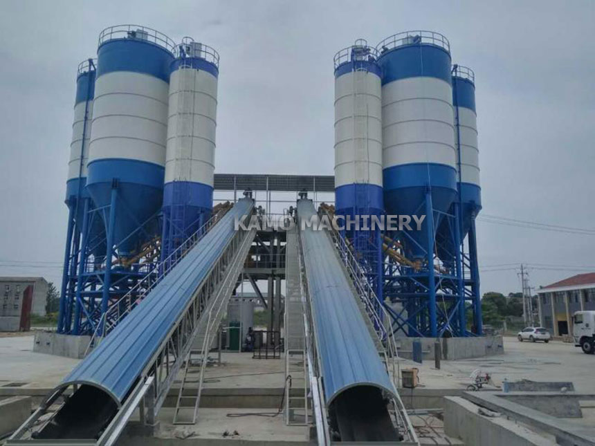 HZS180 concrete batching plant