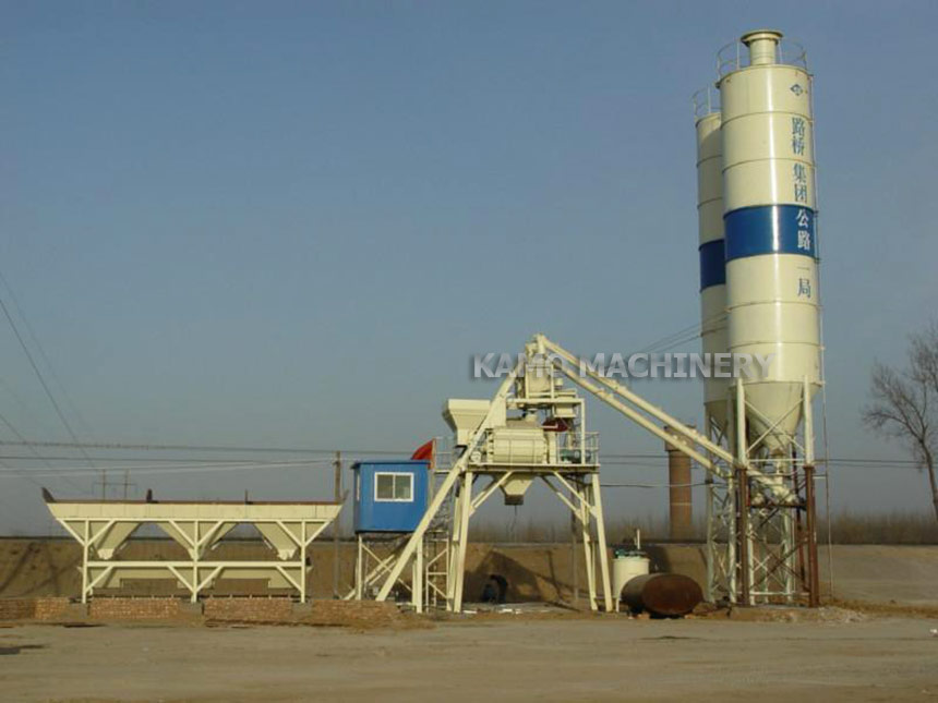 HZS25 concrete batching plant