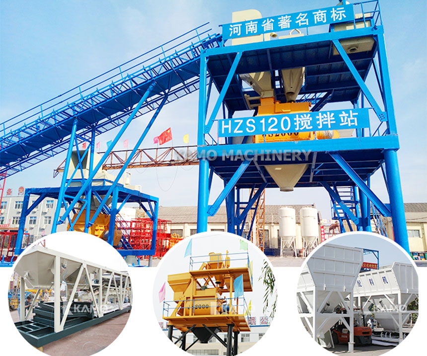 HZS120 concrete batching plant