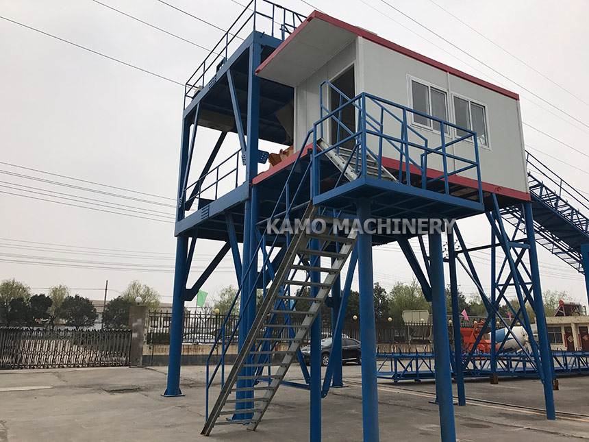 HZS120 concrete batching plant