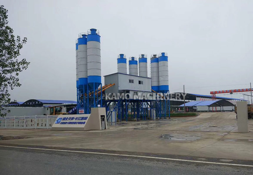 HZS180 concrete batching plant